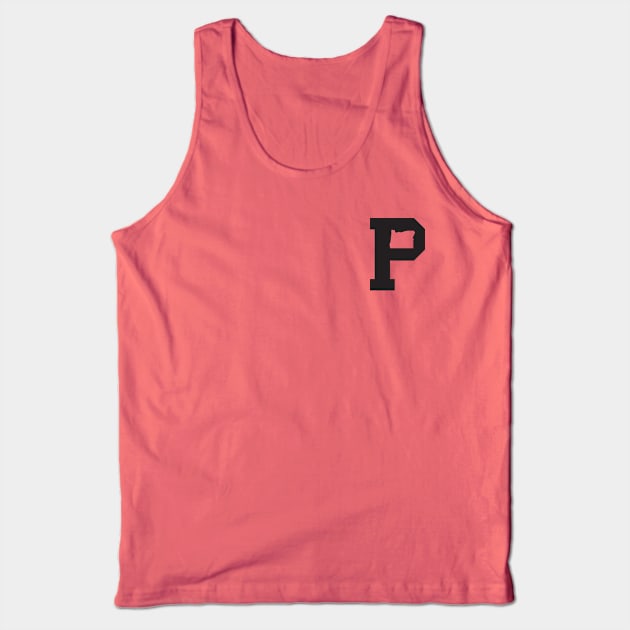 Portland Oregon P Silhouette Tank Top by EA Design